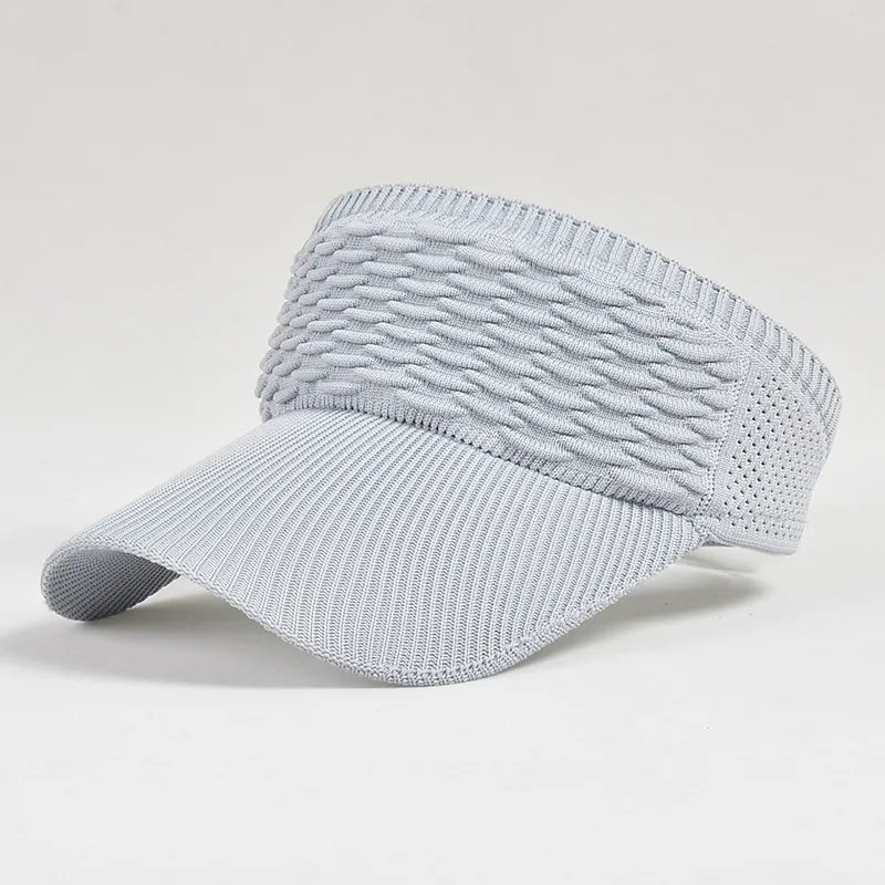 Women's Knitted Wide-Brim Sun Visor
