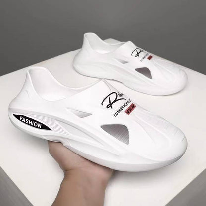 Men’s Vent-Cut Cushioned Slip-On Clog Sandals