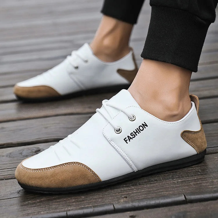 Men's Leather-Look Driving Shoes