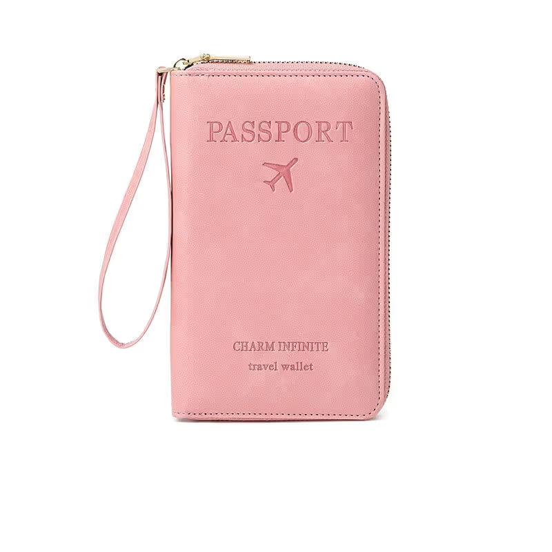 Multi Compartment Travel Passport Wallet