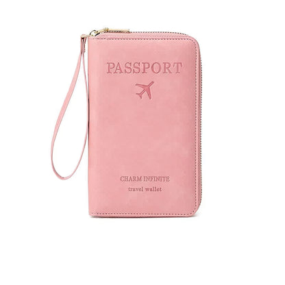 Multi Compartment Travel Passport Wallet