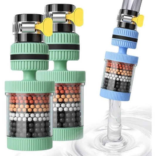 Multi-Stage Faucet Water Filter Attachment