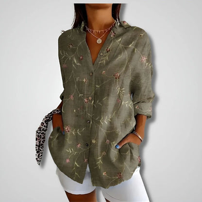 Stylish Long Sleeve Blouse