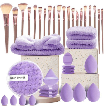 Women's Make-Up Brush and Sponge Set