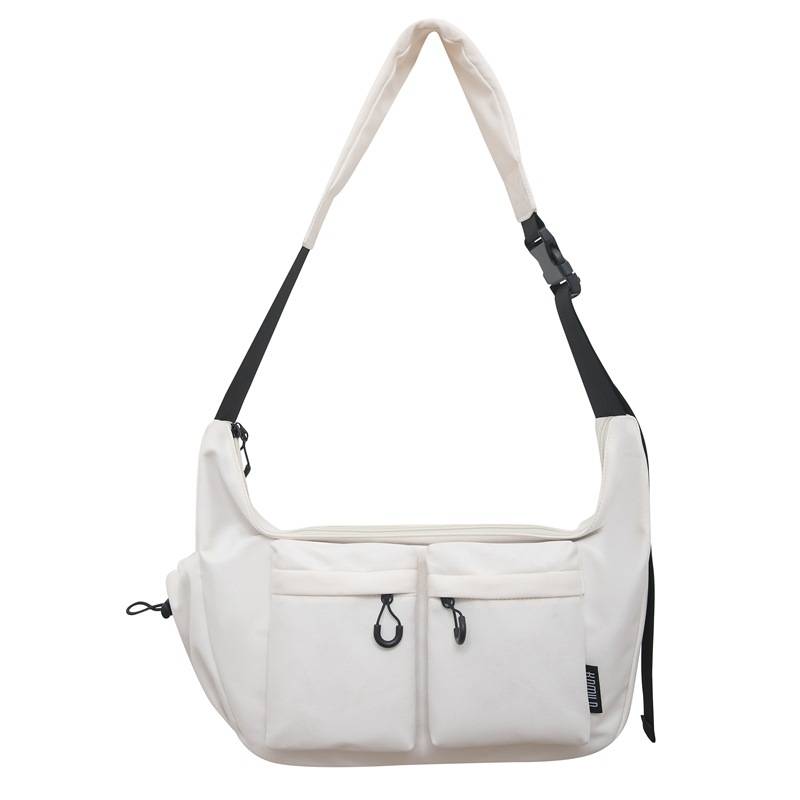 Women’s Large-Capacity Canvas Korean-Style Messenger Shoulder Bag