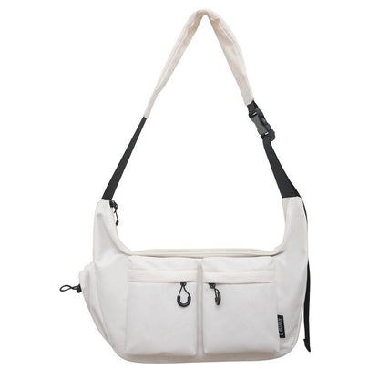 Women’s Large-Capacity Canvas Korean-Style Messenger Shoulder Bag