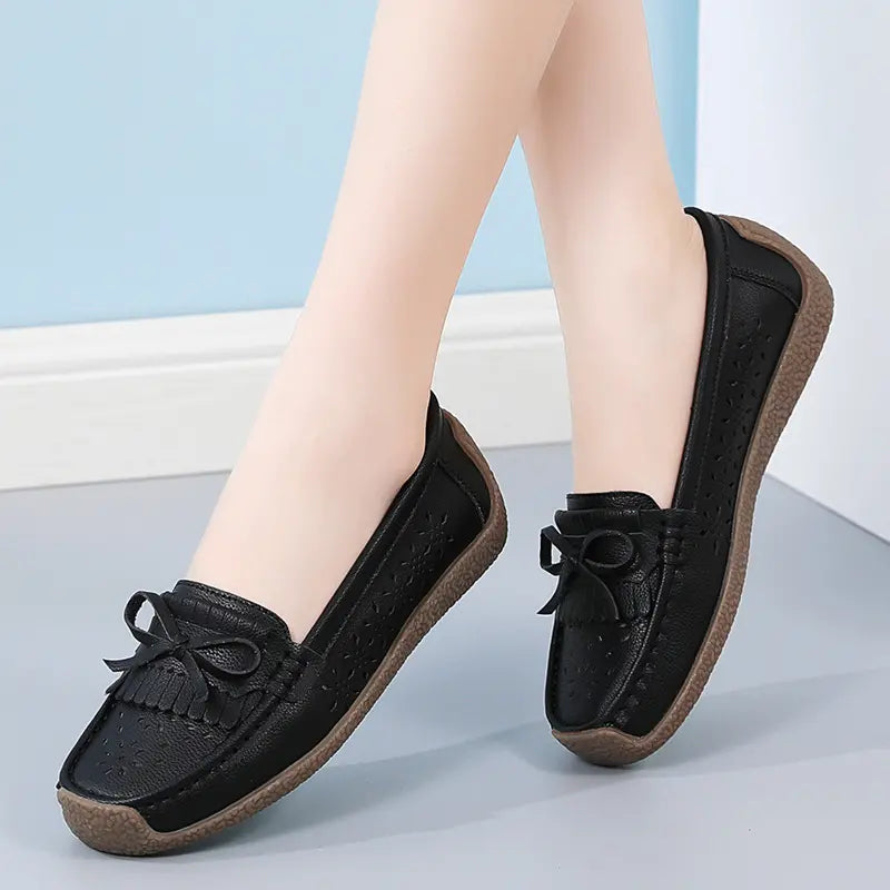 Women’s Leather-Look Loafers