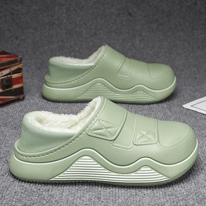 Men's Plush Lined Winter Slip On Shoes