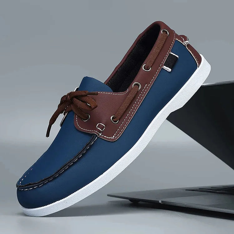 Men's British Style Casual Leather-Look Loafers