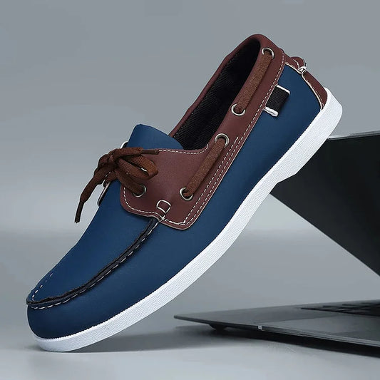 Men's British Style Casual Leather-Look Loafers
