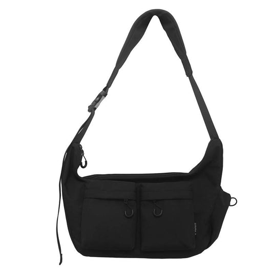 Women’s Large-Capacity Canvas Korean-Style Messenger Shoulder Bag