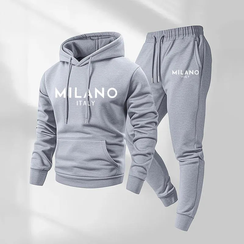 Men’s Casual Hoodie and Jogger Set