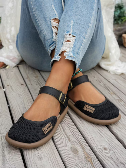 Women's Mesh Ankle-Strap Walking Sandals