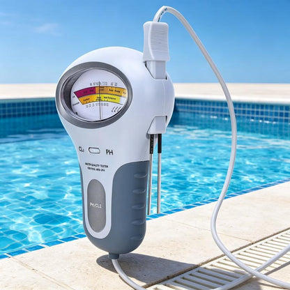 Electronic Pool pH and Chlorine Tester