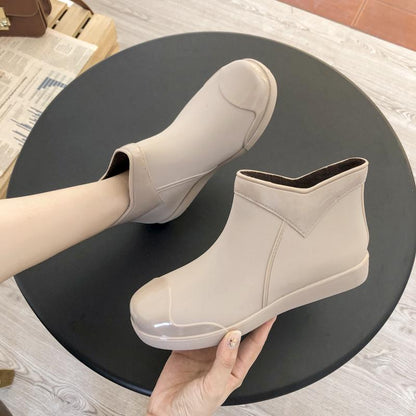 Women’s Short Waterproof Anti-Slip Rain Ankle Boots