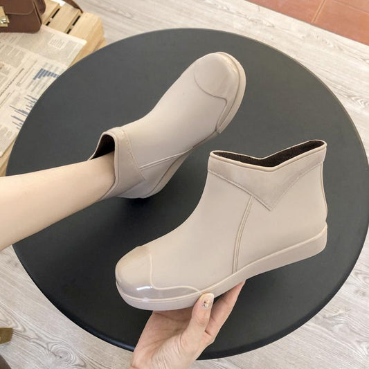 Women’s Short Waterproof Anti-Slip Rain Ankle Boots