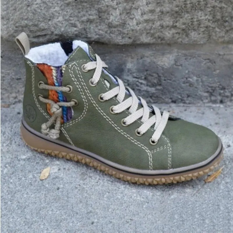 Women's waterproof orthopaedic ankle boots
