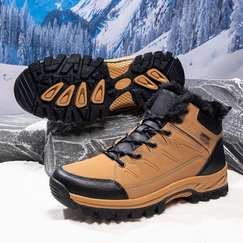 Men’s Waterproof Wide-Toe Hiking Work Boots