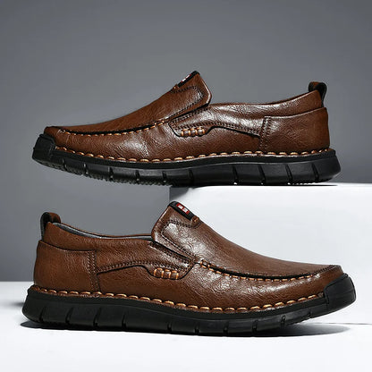 Men’s Leather-Look Loafers