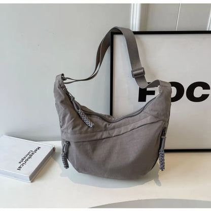 Women’s Multi-Pocket Nylon Crossbody Bag