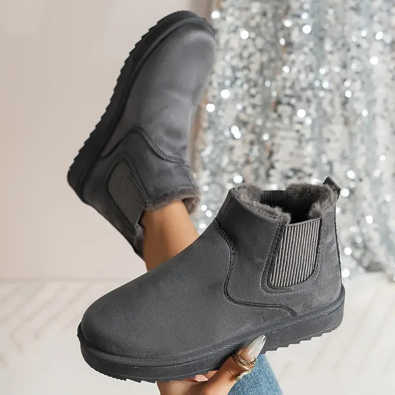 Women's Solid Colour Short Boots