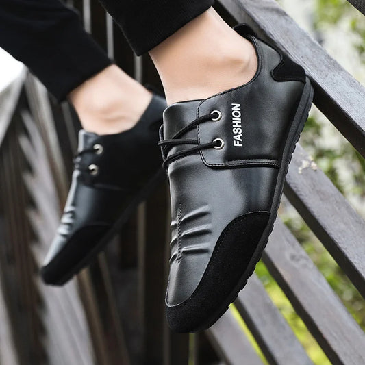 Men's Leather-Look Driving Shoes