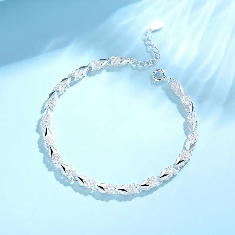 Women’s Elegant Silver Bracelet