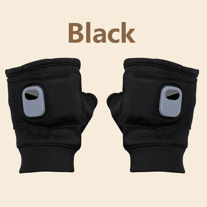 Smart Thermostatic Heated Flip-Top Fingerless Gloves