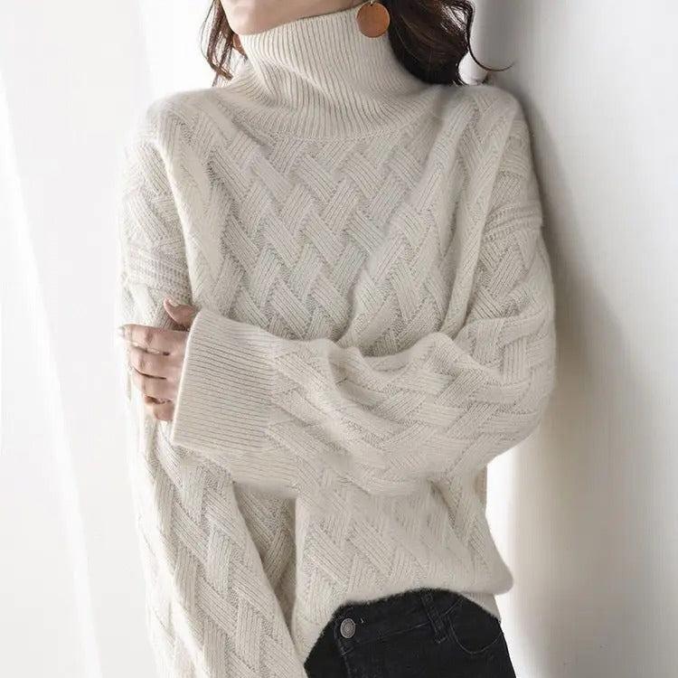 Chic Winter Cashmere-Like Sweater