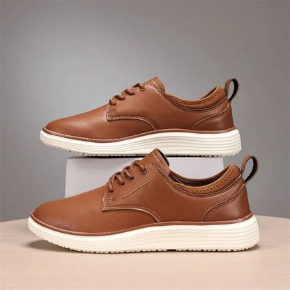 Men's Woven Brogue Lace Up Trainers