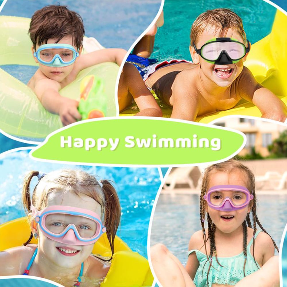 Kids’ HD Anti-Fog Waterproof Swimming Goggles