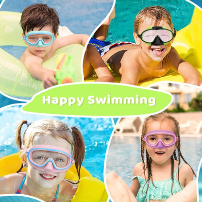 Kids’ HD Anti-Fog Waterproof Swimming Goggles