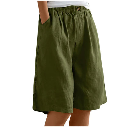 Women's Elastic Waist Comfort Shorts