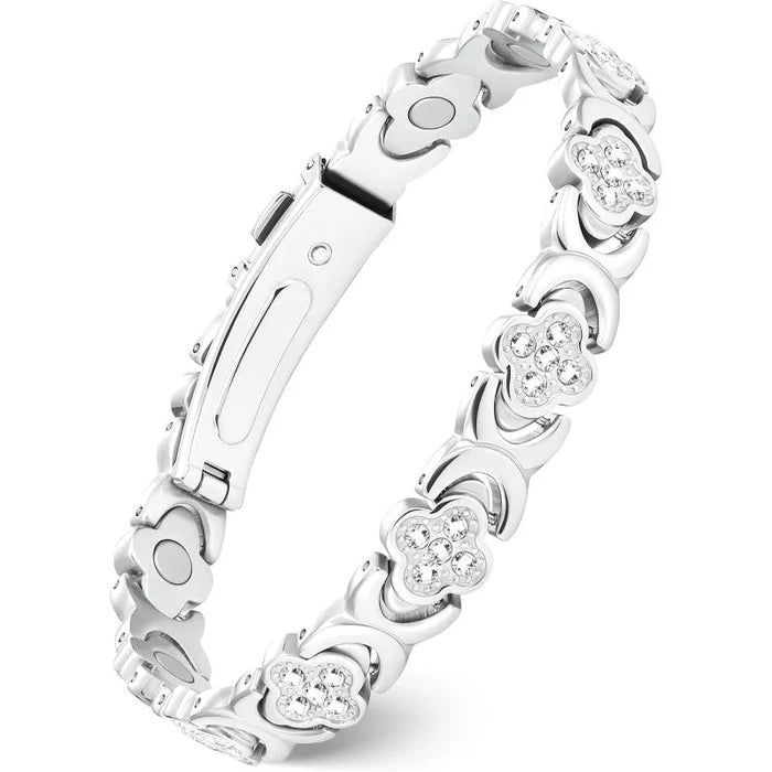Clover & Infinity Magnetic Link Bracelet