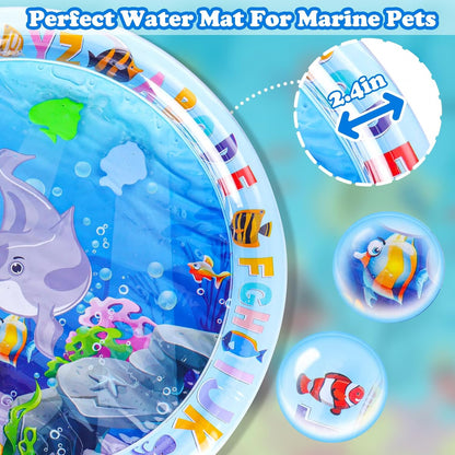 Ocean Play Water Mat for Cats