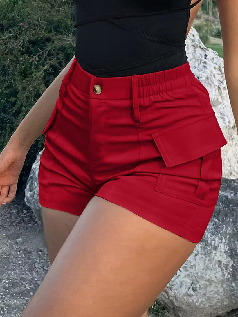 Women’s High-Waisted Cargo Shorts