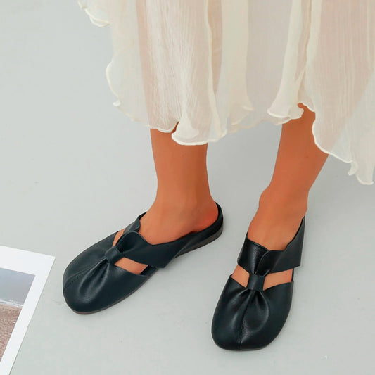 🔥 Hot sale 2024 🔥 Cut-out patterned flat mules