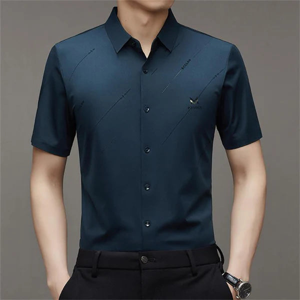men's ice silk Anti-wrinkle Shirt