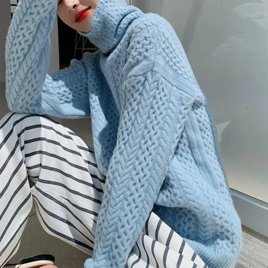 Women’s Luxe Cable-Knit Cashmere Sweater