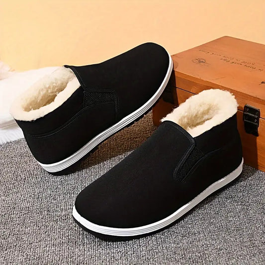 Men's Shoes with Plush Lining