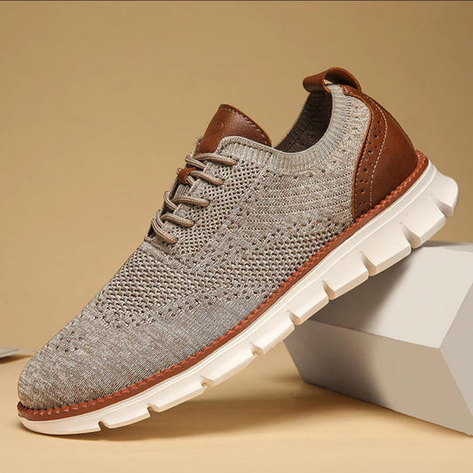 British Brogue Men's Lightweight Sneakers