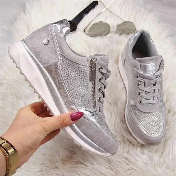 Women’s Zip-Up Supportive Comfort Trainers