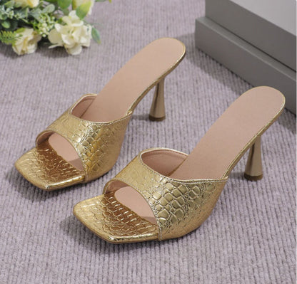 Stiletto Heels Mules