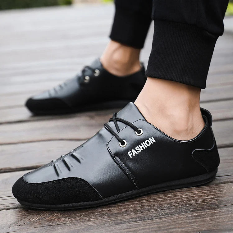 Men's Leather-Look Driving Shoes