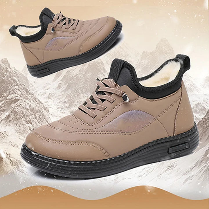 Women's winter shoes with soft sole and plush lining
