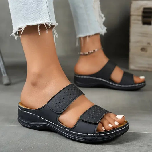 Women's Breathable Hollow Comfort Wedge Sandals