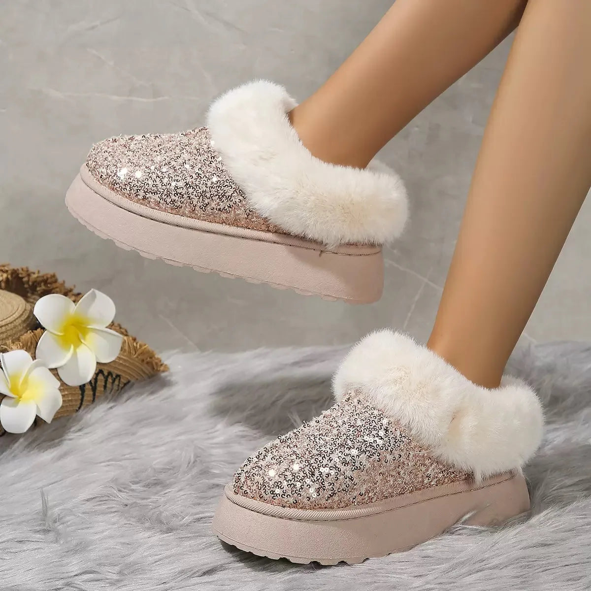 Women’s Slip-On Comfort Winter Slippers