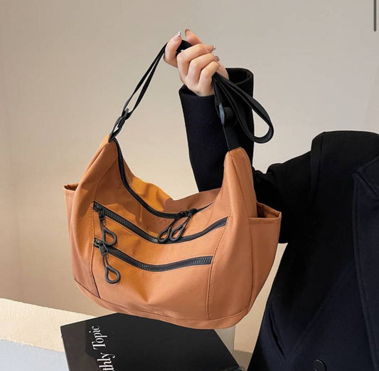 Large Capacity Double Pull Commuter Bag