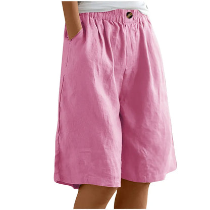 Women's Elastic Waist Comfort Shorts