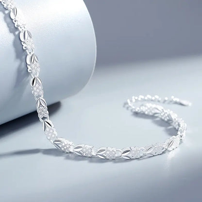 Women’s Elegant Silver Bracelet